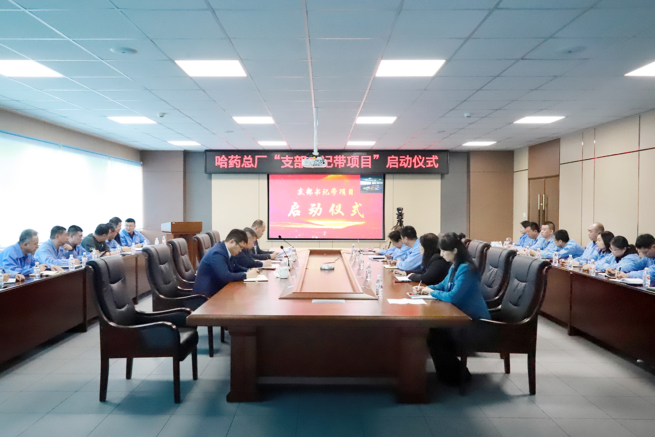 黨建領(lǐng)航&ldquo;加速度&rdquo; 打造發(fā)展&ldquo;強(qiáng)引擎&rdquo;&mdash;&mdash;哈藥總廠黨委召開&ldquo;支部書記帶項(xiàng)目&rdquo;啟動(dòng)儀式